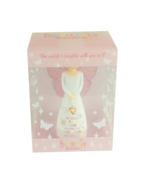 Statuetta Angelo con Frase Motivazionale 12,5 cm in Resina | Idea Regalo