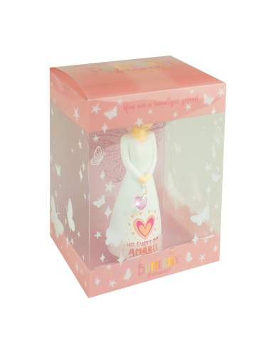 Angelo Un Cuore per Amarti 12,5 cm – Statuetta in Resina Regalo Romantico