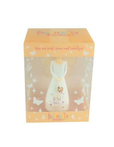 Angelo Decorativo “Si vede bene solo col cuore” 12,5 cm – Idea Regalo