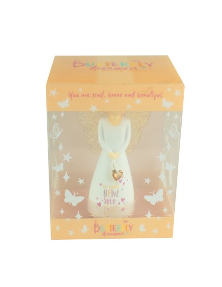 Angelo Decorativo “Si vede bene solo col cuore” 12,5 cm – Idea Regalo