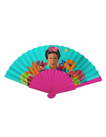Ventaglio Frida Kahlo in Legno e Tela Decorato – Accessorio Elegante e Artistico