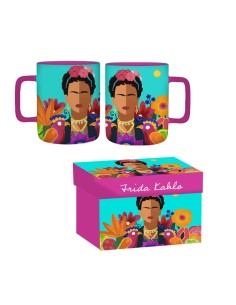 Tazza Mug Frida Kahlo con Scatola Regalo | Tazza Ceramica Artistica