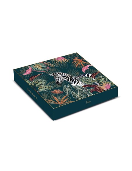 Vassoio Sauvage Zebra 33x33 cm in Polipropilene – Design Moderno