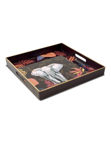 Vassoio Sauvage Elefante 33x33 cm Pozzi Milano 1876 in Polipropilene