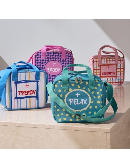 Borsa Termica Andrea Fontebasso Good Vibes Rosa 23x16 cm | Compatta e Stilosa