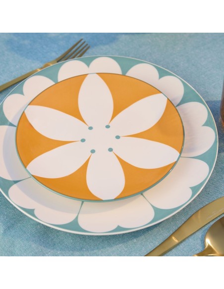 Servizio Piatti 18 Pezzi Madame Multicolor Andrea Fontebasso | Porcellana