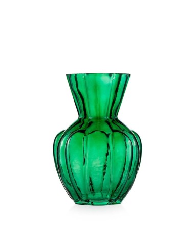 Vaso Tulipano Verde in Vetro Emò 24,5 cm – Vaso Decorativo Elegante
