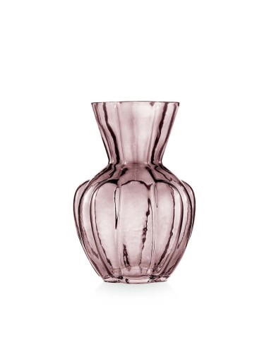 Vaso Tulipano Cipria in Vetro Emò 24,5 cm – Vaso Decorativo Elegante