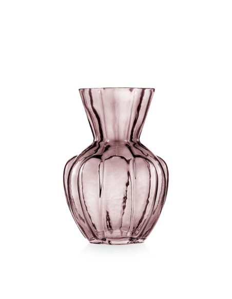 Vaso Tulipano Cipria in Vetro Emò 24,5 cm – Vaso Decorativo Elegante