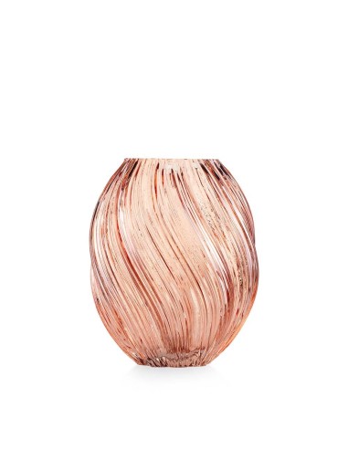 Vaso Spirale Ambra in vetro Emò 21 cm