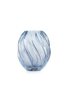 Vaso Spirale Blu in vetro Emò 21 cm 2