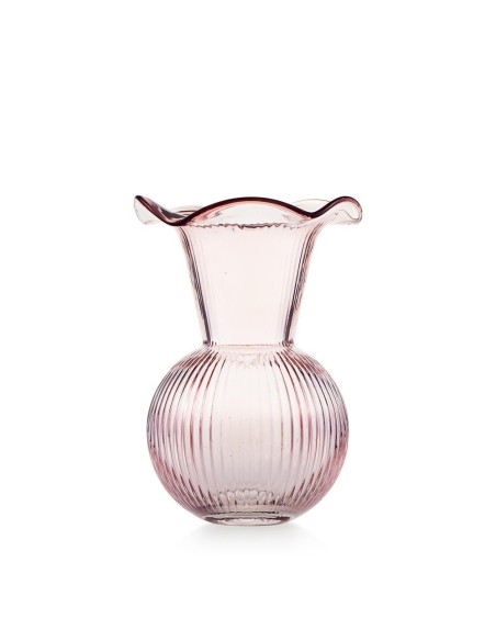 Vaso Bocca larga Cipria in vetro Emò 24 cm