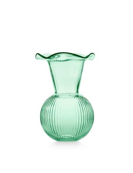 Vaso Bocca larga Verde in vetro Emò 24 cm