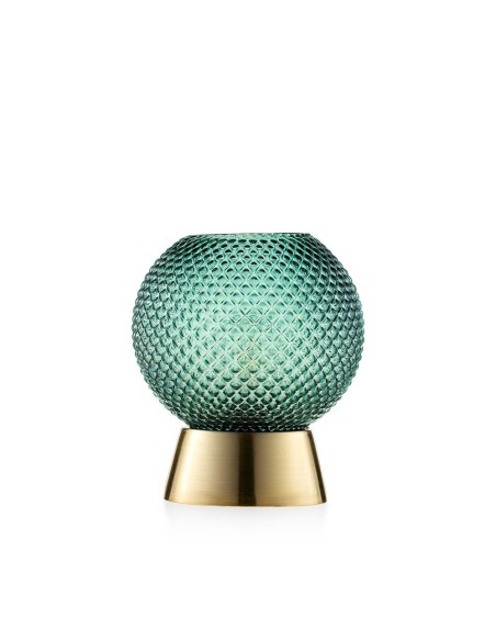 Emò Lampada Sfera Verde in Vetro | Lampada Decorativa Design