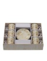 Box 6 tazzine da caffè Canvas crema Hervit