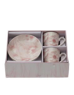 Box 2 tazzine da caffè Canvas rosa Hervit