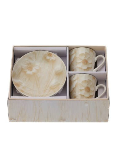 Box 2 tazzine da caffè Canvas crema Hervit