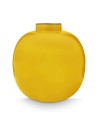 Vaso ovale in metallo Giallo Pip Studio