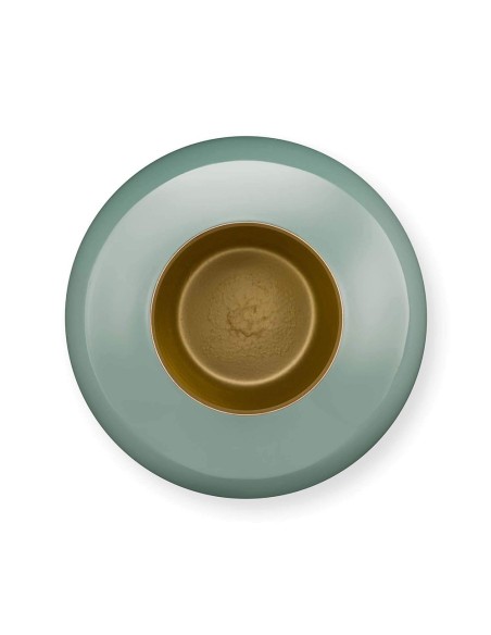 Vaso sferico in metallo Verde oliva Pip Studio