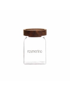 Barattolo Rosmarino in vetro con tappo in legno Simple Day