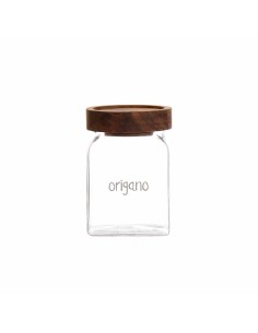 Barattolo Origano in vetro con tappo in legno Simple Day