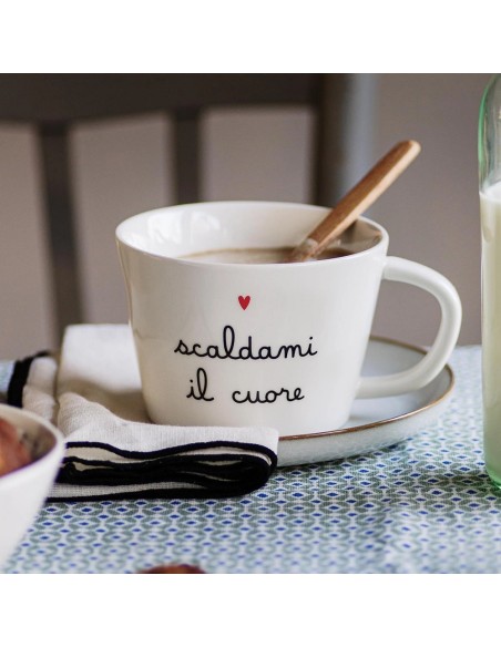 Tazza colazione Scaldami il cuore Simple Day