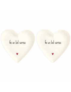 Set 2 piatti cuore Ogni giorno è speciale Simple Day