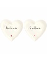 Set 2 piatti cuore Ogni giorno è speciale Simple Day