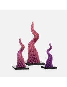 Corno portafortuna fucsia e rosa grande Ilary Queen