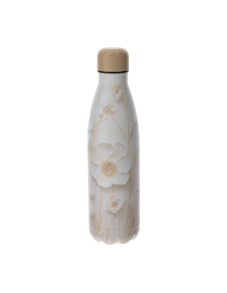 Bottiglia Termica Canvas Crema Hervit