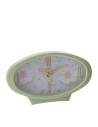 Orologio da tavolo ovale Canvas verde Hervit