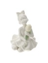 Ballerina bianca con tulipano giallo Hervit