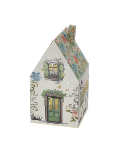 Lampada Led casetta Cottage verde Hervit