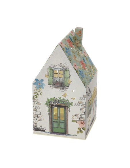 Lampada Led casetta Cottage verde Hervit