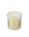Candela Daisy profumata J'adore bianco e oro Hervit