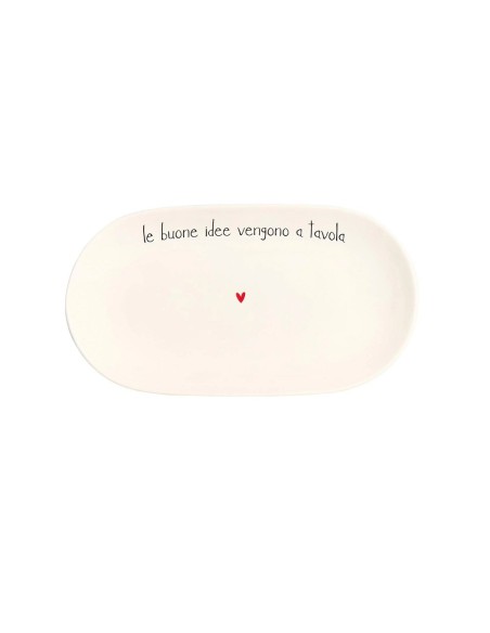 Piatto ovale Le buone idee Simple Day