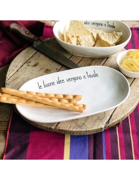 Piatto ovale Le buone idee Simple Day