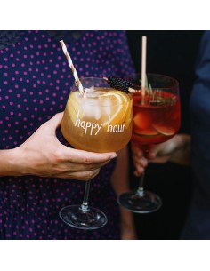 Coppia di Calici da Cocktail "Happy Hour" Simple Day