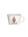 Tazza da colazione natalizia con decorazione slitta "Natale è stare con chi ami" Simple Day