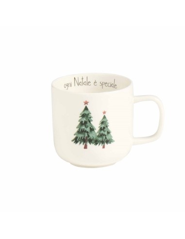 Mug natalizia con alberi di Natale "Ogni Natale è speciale" Simple Day