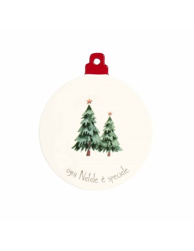 Sottopentola natalizio a forma di pallina di Natale "Ogni Natale è speciale" Simple Day