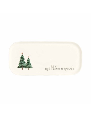 Vassoietto natalizio con alberi di Natale "Ogni Natale" Simple Day