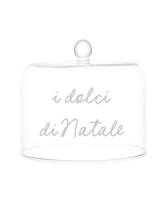 Alzata con Campana natalizia in vetro per dolci "I dolci di Natale" Simple Day 2