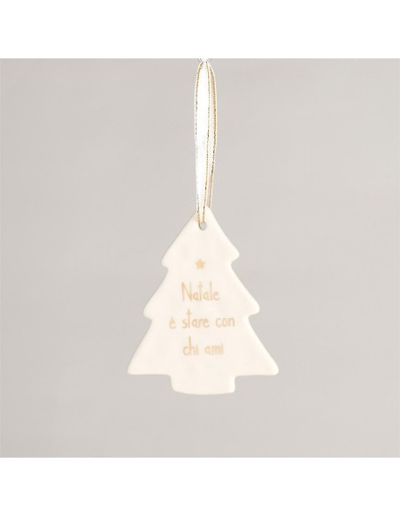 Albero di Natale da appendere "Natale è stare con chi ami" Simple Day