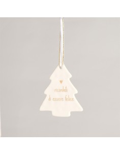 Albero di Natale da appendere "Ricordati di essere felice" Simple Day
