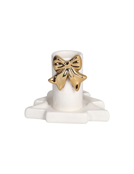Set 3 portacandela con Fiocco natalizio Christmas Classy