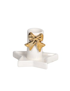 Set 3 portacandela con Fiocco natalizio Christmas Classy 2