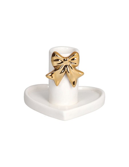 Set 3 portacandela con Fiocco natalizio Christmas Classy