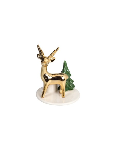 Set 2 portacandela renna natalizia Christmas Classy Andrea Fontebasso