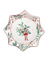 Piatto Panettone con vischio natalizio Christmas Mistletoe Festival Andrea Fontebasso